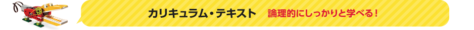 カリキュラム・テキスト　論理的にしっかりと学べる！